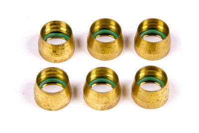 '-8 Replacement A/C Brass Sleeves (6pk)