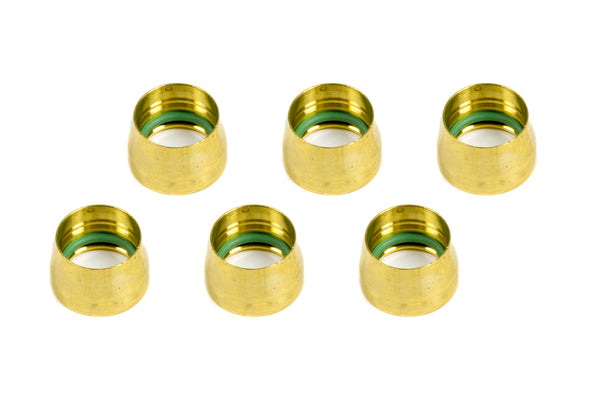'-10 Replacement A/C Brass Sleeves (6pk)