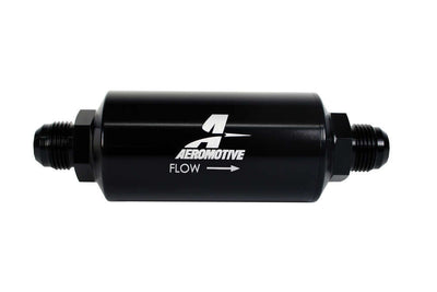 10an Inline Fuel Filter 100 Micron 2in OD Black