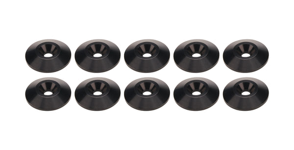 Countersunk Washer Black #10 10pk