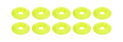 Countersunk Washer Fluorescent Yellow 10pk