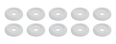 Body Bolt Washer Plastic White 10pk