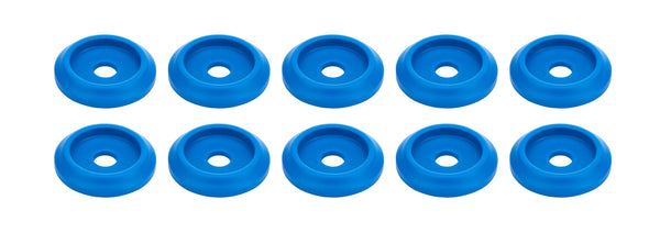 Body Bolt Washer Plastic Blue 10pk