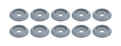 Body Bolt Washer Plastic Silver 10pk