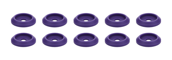 Body Bolt Washer Plastic Purple 10pk