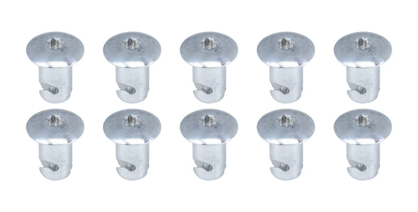 Oval Hd T-30 Torx Fast. 7/16 .500in 10pk Alum