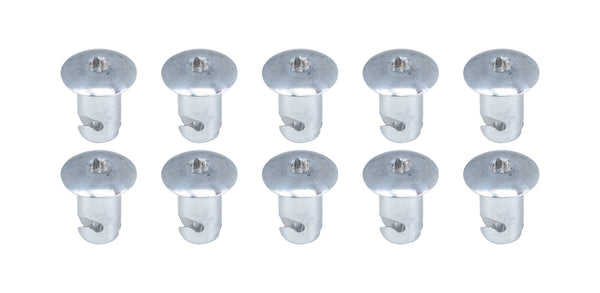 Oval Hd T-30 Torx Fast. 7/16 .550in 10pk Alum