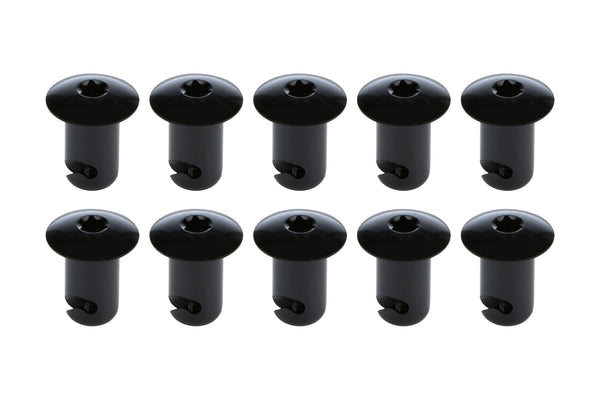 Oval Hd T-30 Torx Fast. 7/16 .550in 10pk Alum Bl