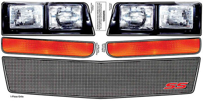 M/C SS Nose Decal Kit Mesh Grille 1983-88