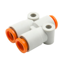 AIR LINE Y-FITTING 3 WAY 1/4in OD QUICK DISCONNECT