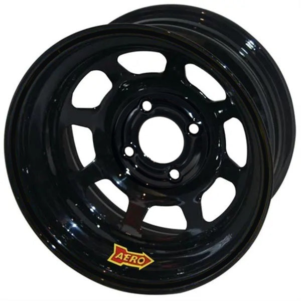 Wheel 15x7 4x4.25 1in BS Black