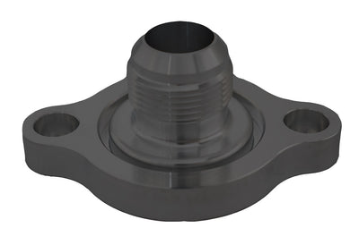 Water Neck  Chevy  LS Engine  Straight  Two Piece  Billet  -16AN  Black