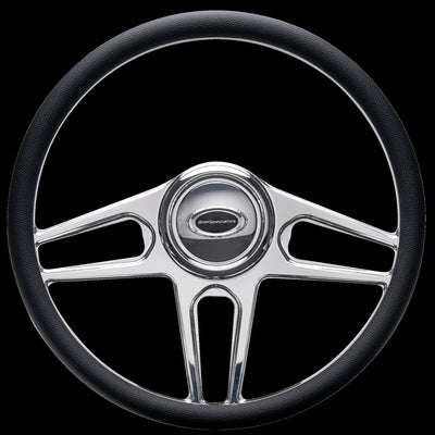 Steering Wheel 1/2 Wrap 15.5in Tec 5 Polished