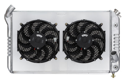 69-72 Corvette Radiator w/ Dual 12in Fan Kit