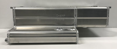 SBC Alm Pro Oil Pan Wet Sump w/RH Kickout