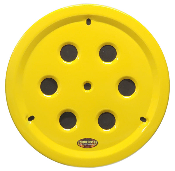 Wheel Cover Hole Vent Alum Bolt 15in Yellow