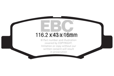 6000 Series Greenstuff Truck/SUV Brakes Disc Pads