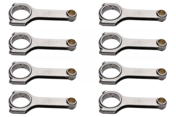 SBC 4340 Forged H-Beam Rods 6.200 w/ARP 2000
