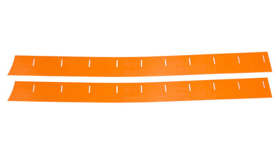 88 Monte Wear Strips Lower Nose Orange