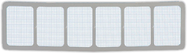 Lower Nose Screen 1/4in Mesh
