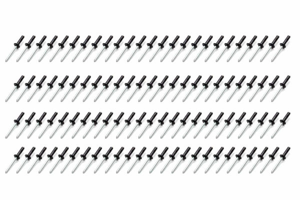Sm Hd Rivet Black Multi -grip 100pk