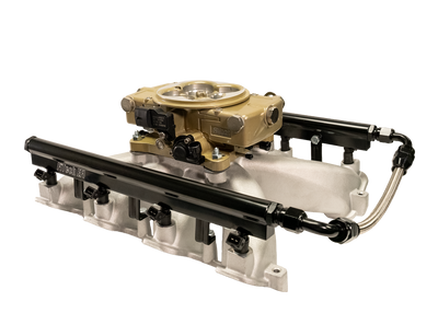 FiTech - Retro LS Port 750 HP EFI Classic Gold System With LS3 Intake