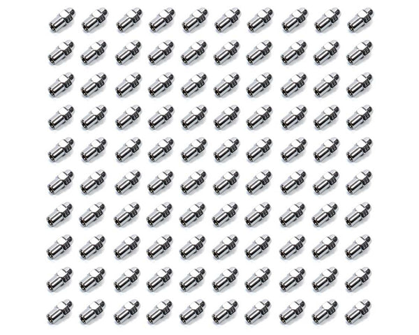 100 Lugnuts 1/2 Std Mag Closed End