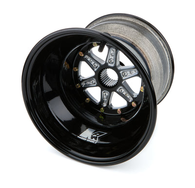 Wheel 1.75 27spl 10in x 8in 3in BS Black