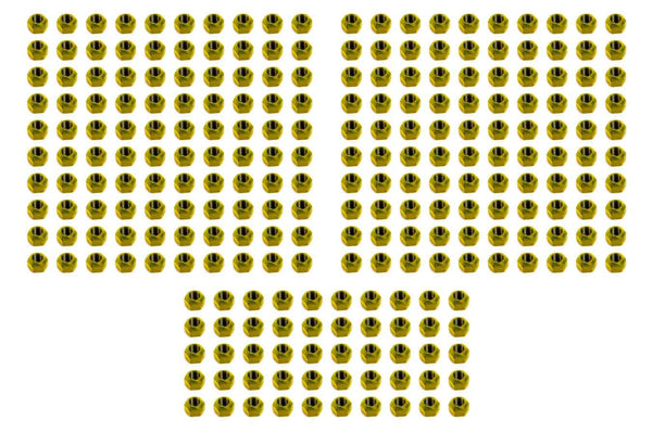 Lugnut 250Pk 5/8-18 Steel Single Coated