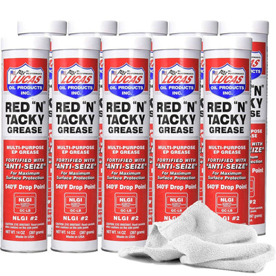 Red-N-Tacky Grease Case 10 x 14oz Cartridge