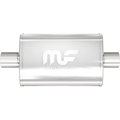 Stainless Muffler 3in Center In/Out