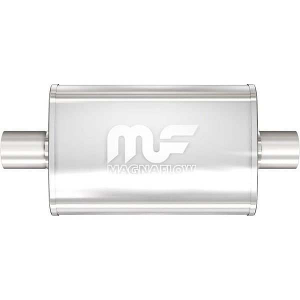 Stainless Muffler 3in Center In/Out