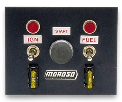 Toggle Switch Panel 4in x 5in - Black Finish