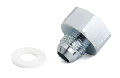'-8AN Bottle Nut Adapter w/Teflon Washer