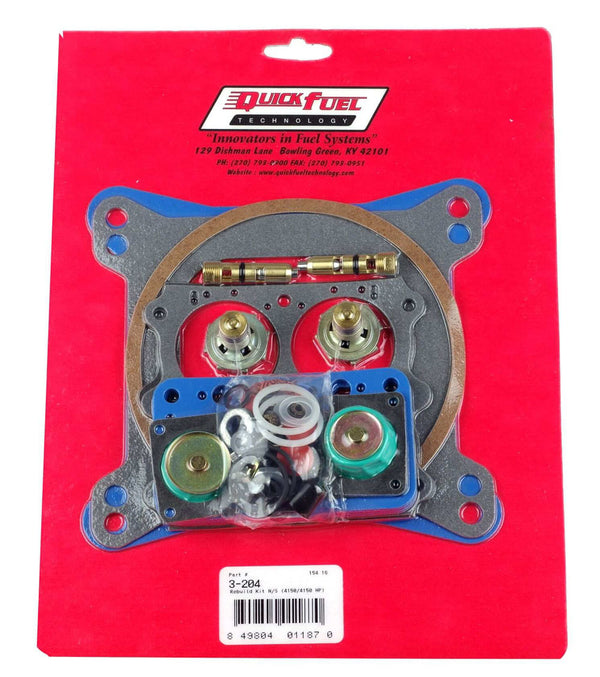 Non-Stick Rebuild Kit; 4150 D.A. 390-850 CFM