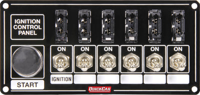 Ignition Panel Black Fused w/Start Button