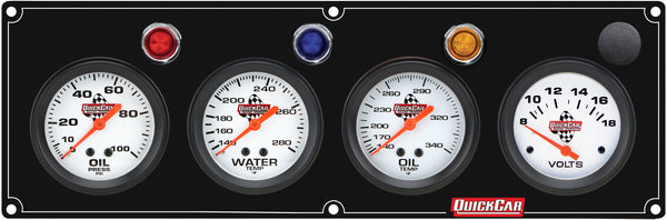 4 Gauge Panel OP/WT/OT/VT Black