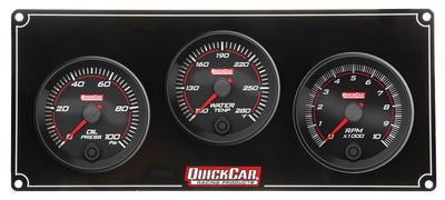 Redline 2-1 Gauge Panel OP/WT w/Recall Tach