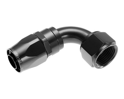 12AN Swivel Hose Ends Black 90