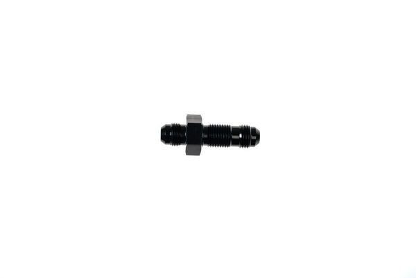3AN Bulkhead Adapter Black Male Male Straight