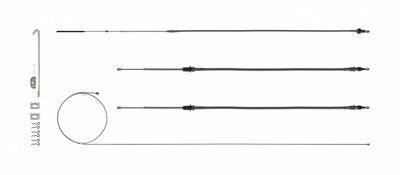 Brake Cable Set w/Hardwa re 68-69 Camaro Stainles