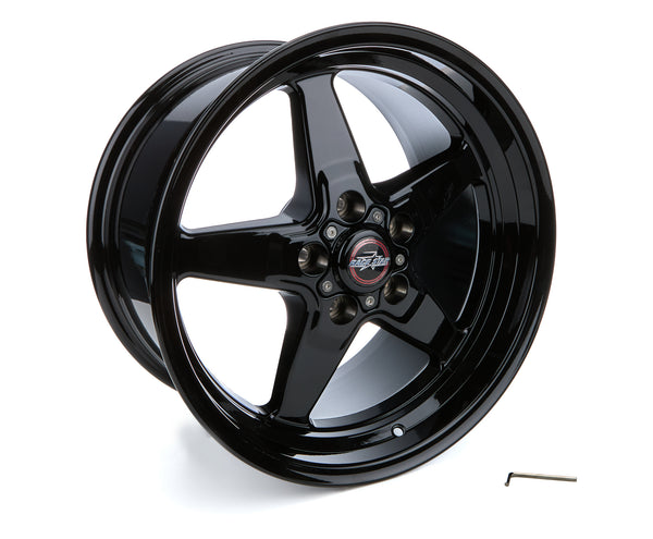92 Drag Star Bracket Rac er Gloss Black  17x9.5