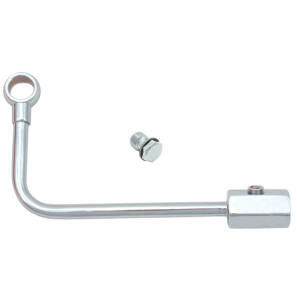 Single Feed Fuel Line W/ gauge Port 1/8in