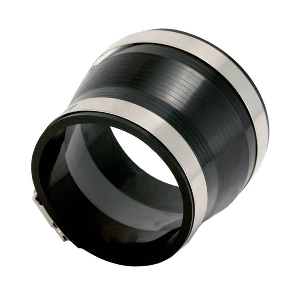 Coupler/Reducer; 3.5in-3 in PVC Black