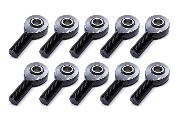 Rod End Alum LH Male Blk 1/2ID x 5/8 Thread 10pk