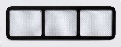 Nose Screen Lower Black Aluminum