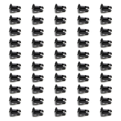 Oval Head Button Alum Black .550 Long 50 Pack
