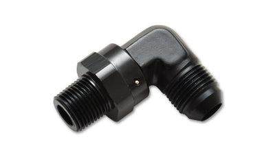 '-10 Male AN to Male NPT 3/8in 90 Degree Adapter