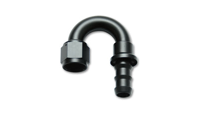 '-6AN Push-On 180 Degree Hose End Fitting