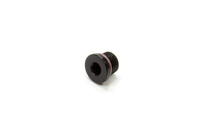 '-3 ORB Internal Hex Port Plug - Aluminum - Black